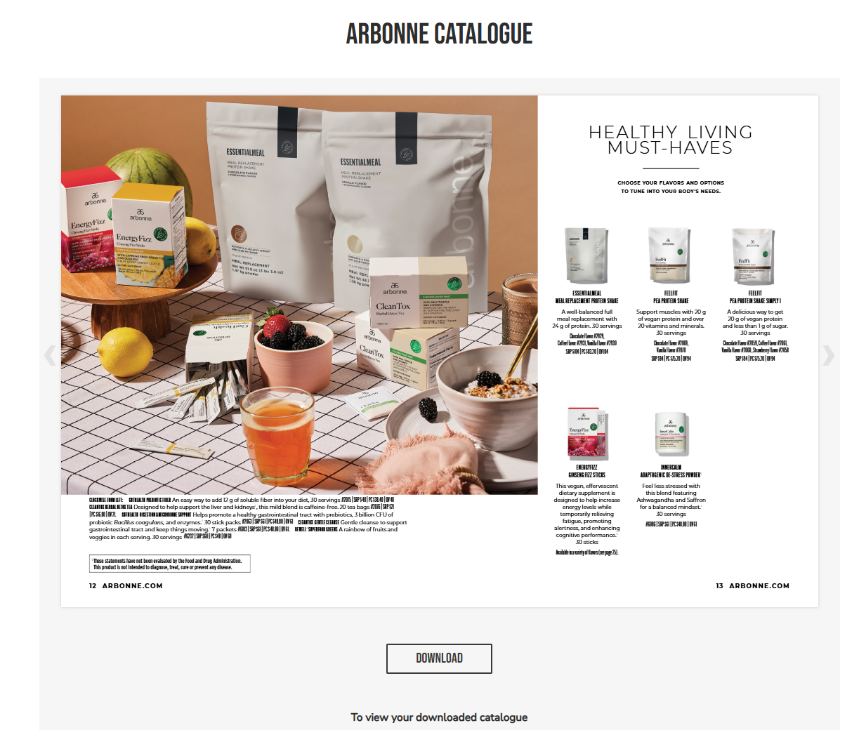 Dynamic Epub catalogues
